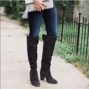 Vince Camuto VC-Malaya Boots; Black Worn Goat; 8